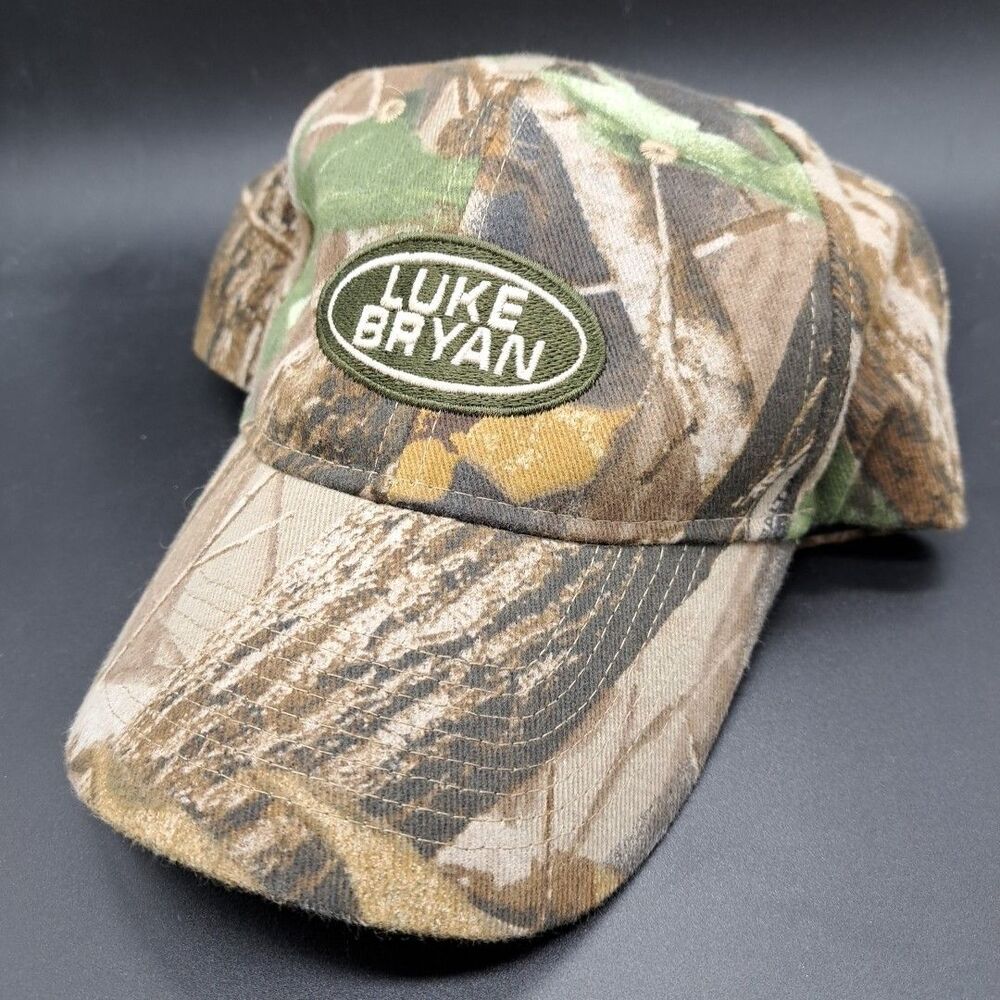 Luke Bryan Camo Hat Realtree Cotton Blend OSFM Adjustable Country Music